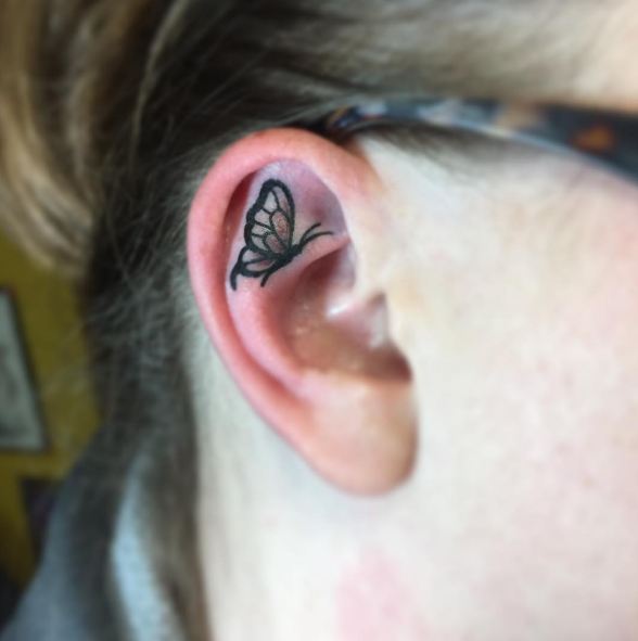 50+ Cute Behind The Ear Tattoos For Women (2019) Small Designs | Tattoo