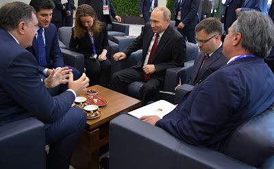 Putin, President of the Republika Srpska, Prime Minister of Iraqi Kurdistan, IAEA Director.