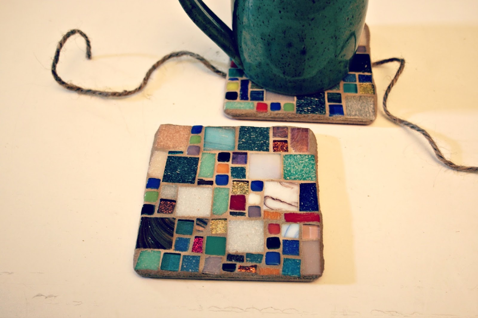 Art By Earth Mother Mosaics How To Make 4 Inch Mosaic Coasters Using