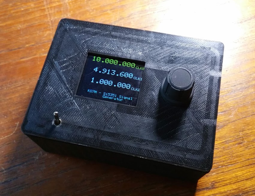 KO7M Ham Radio Blog Version 1.0 of Si5351 Signal Generator
