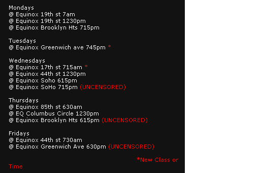 how to be in NYC: The Monster Cycle