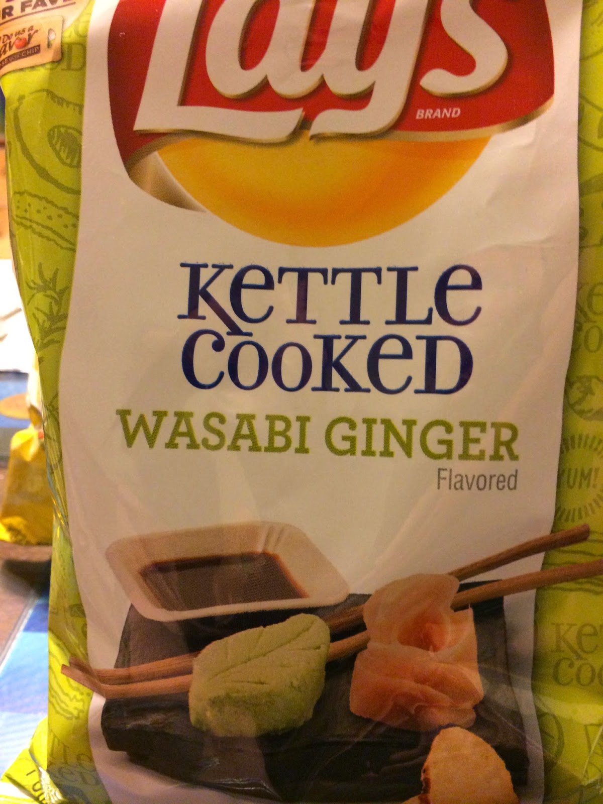 French Fry Diary French Fry Diary 603 Lay's Kettle Cooked Wasabi