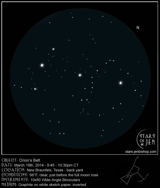Orion's Belt Stars of Jen