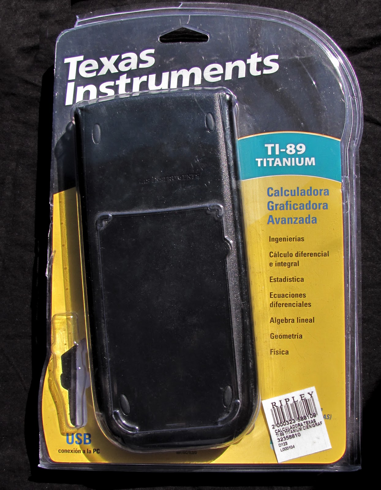 Texas Instruments - TI89 Titanium: Ti 89 - Texas Instruments Ti89 Titanium