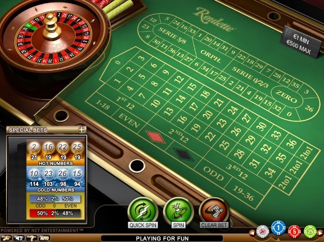 Bet-at-home Roulette Screen