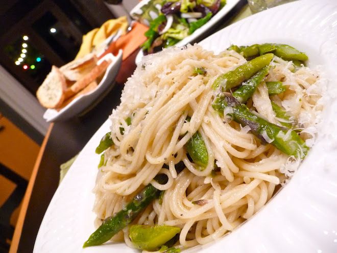 Spaghettini with Fresh Asparagus