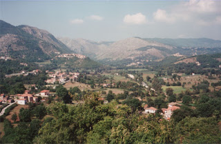 The landscape around Forte's home village of Monforte