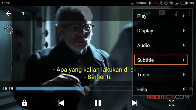 Cara Nonton Film dengan Subtitle atau Text Translate di HP