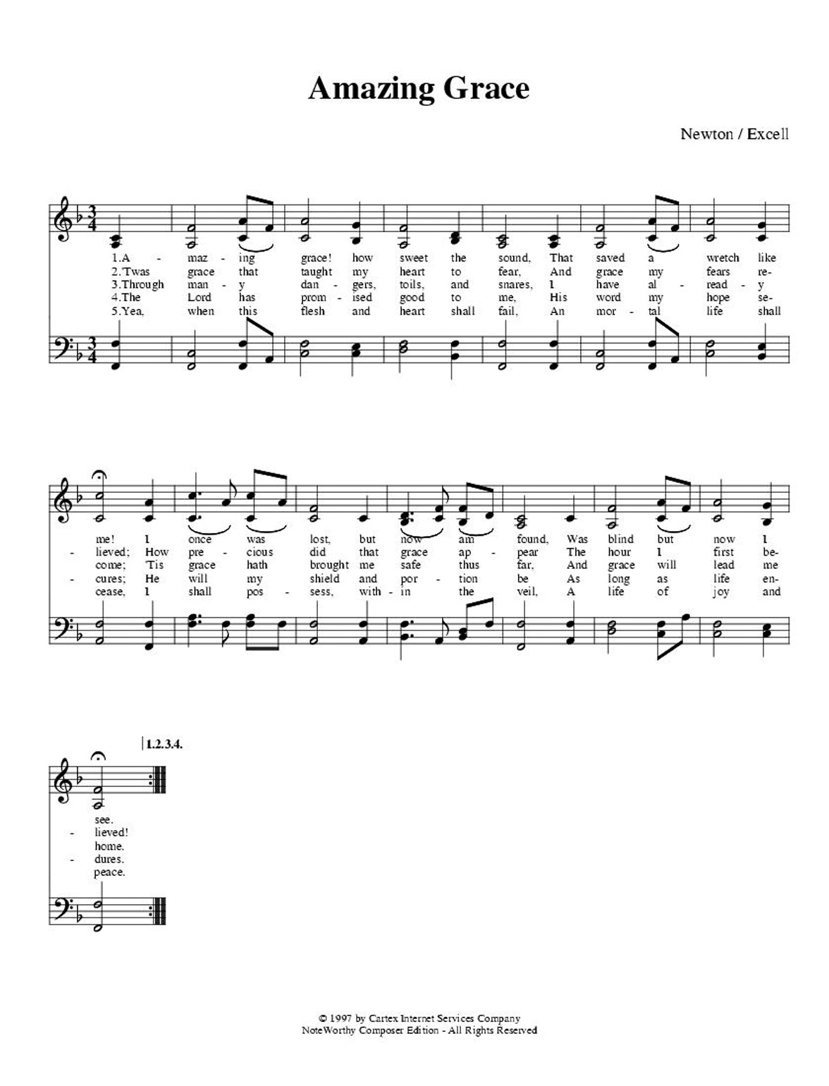 Triple the Scraps: HSCRC12 Hymn #1, Amazing Grace
