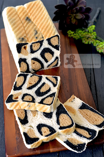 super soft leopard print sandwich bread