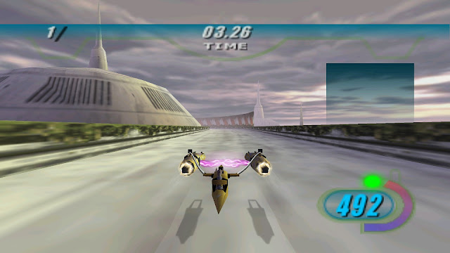 Star Wars Episode 1 Racer - cloudy race