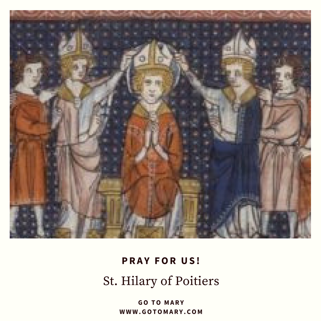 Saint Hilary of Poitiers Go to Mary Blog