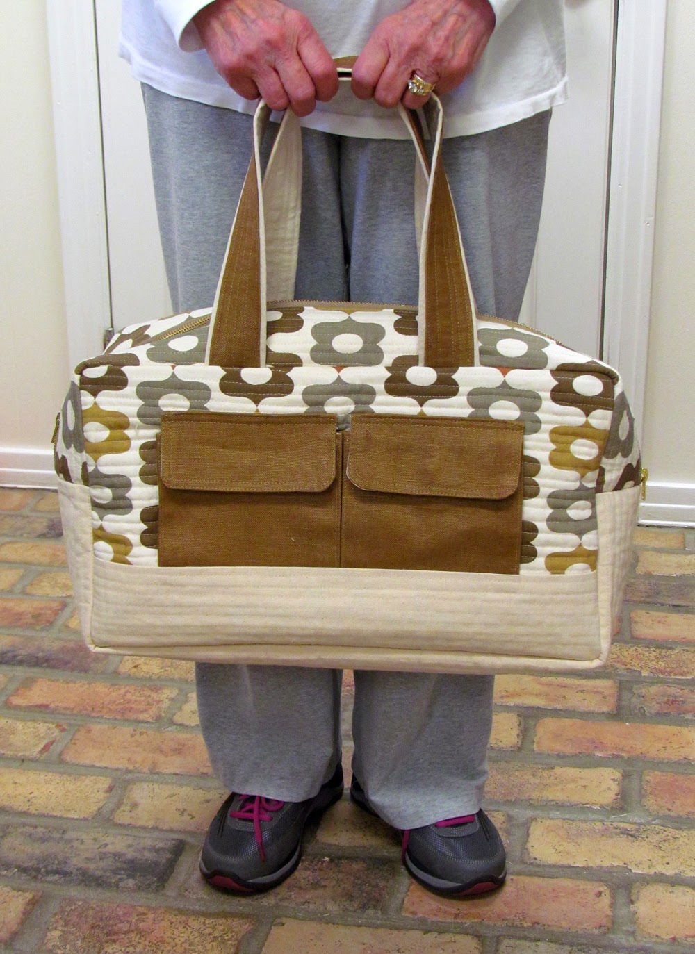 Cargo Duffle Bag.....a noddlehead pattern made by Marty Mason
