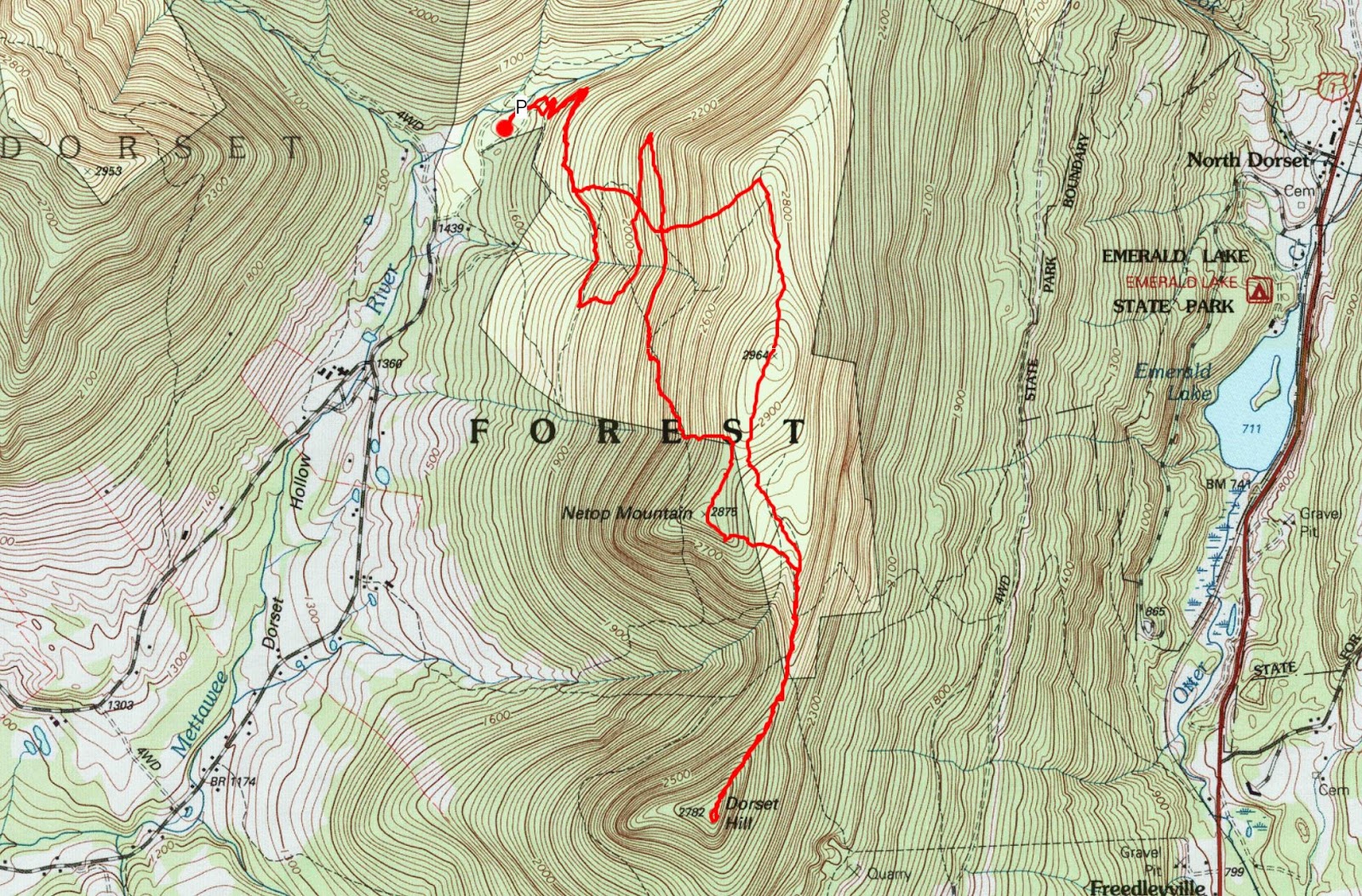 Dorset VT Ne100 Hiking Conditions