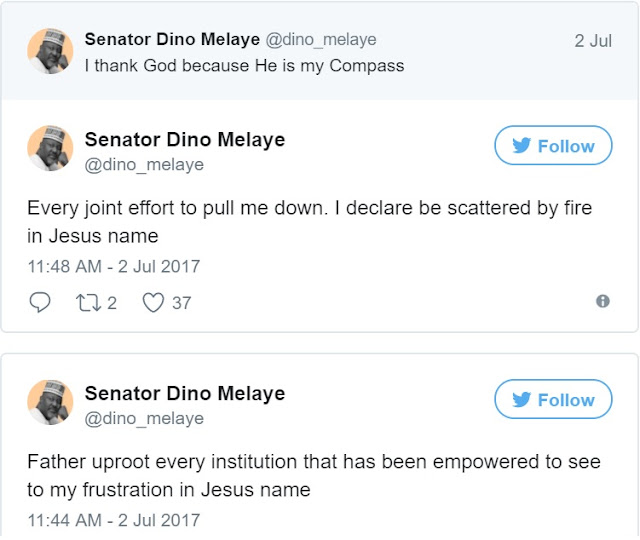  I’m a child of God… those who didn’t call me can’t recall me, says Melaye