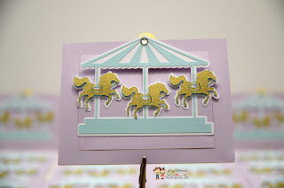 birthday party carousel invites