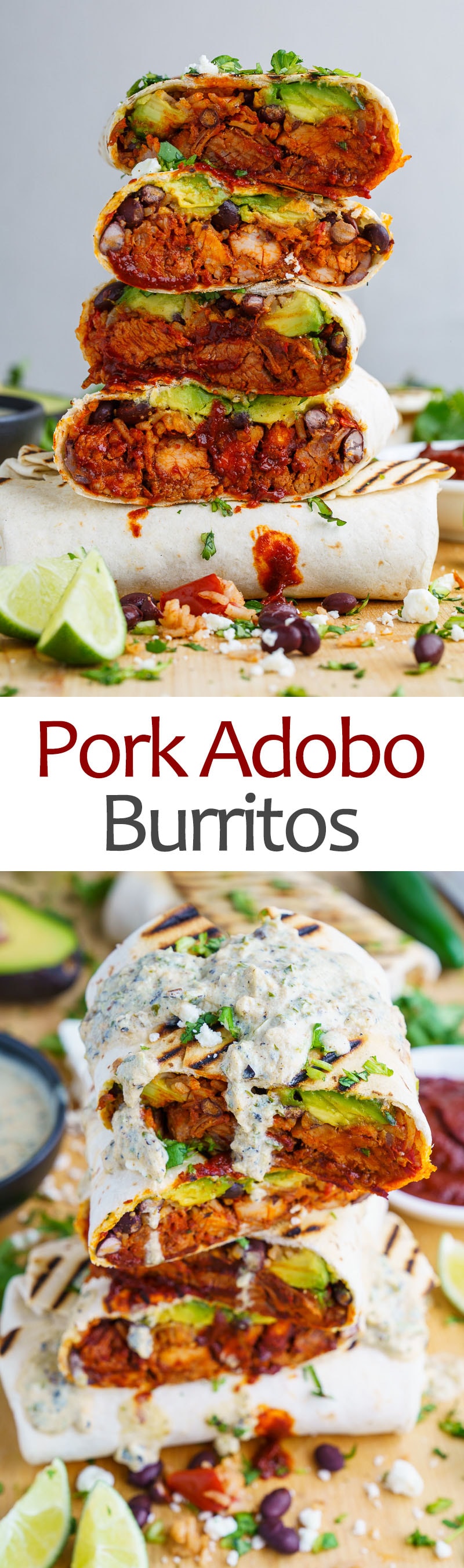 Pork Adobo Burritos