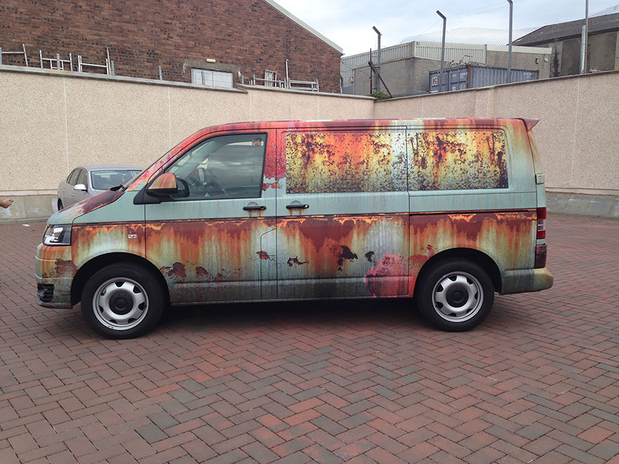 10-Clyde Wraps-Car-Vinyl-Wrap-with-the-Rust-Treatment-www-designstack-co