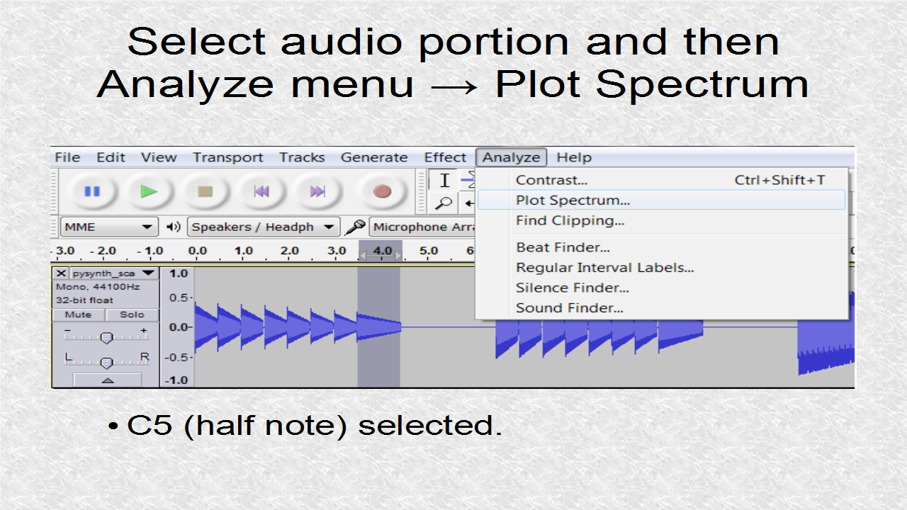 Audio Programming In Python: 2. Creating Audio with PySynth