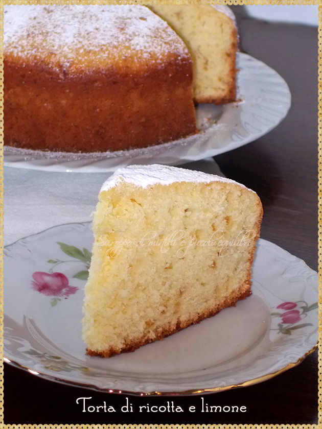 Torta di ricotta e limone