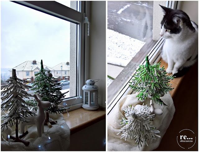 christmas tree, wicker paper, Christmas decor, winter, papierowa wiklina, choinka, Boże Narodzenie