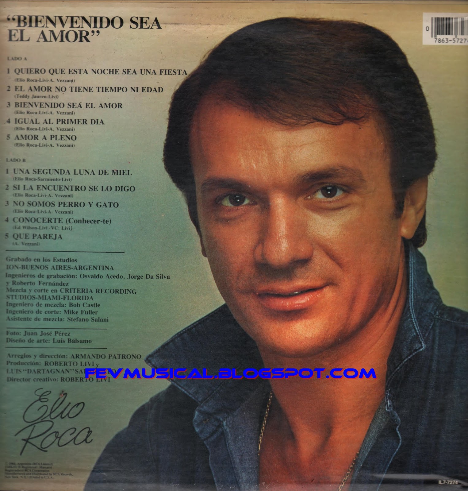 FEV MUSICAL: 1984 - Elio Roca (RCA)
