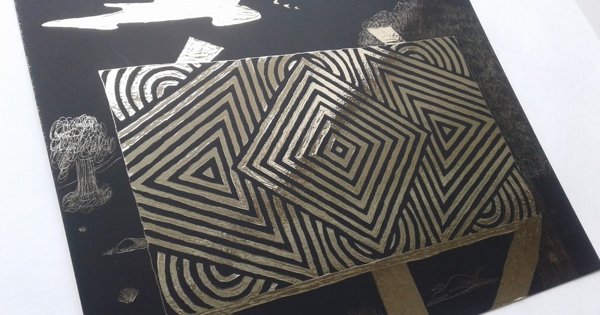 a faithful attempt Gold Scratch Art Drawings