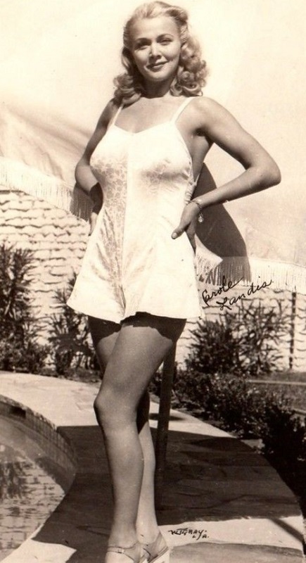 Carole in 1947.