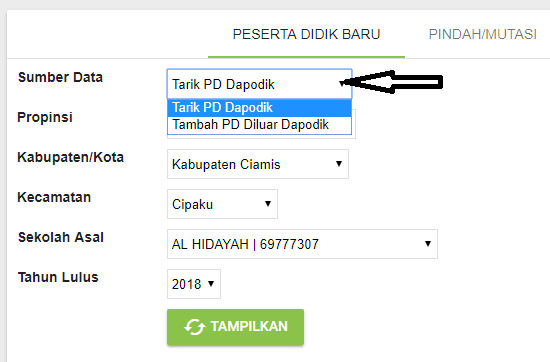 Tambah Peserta Didik Baru Di Dapodik 2019 Siap Belajar