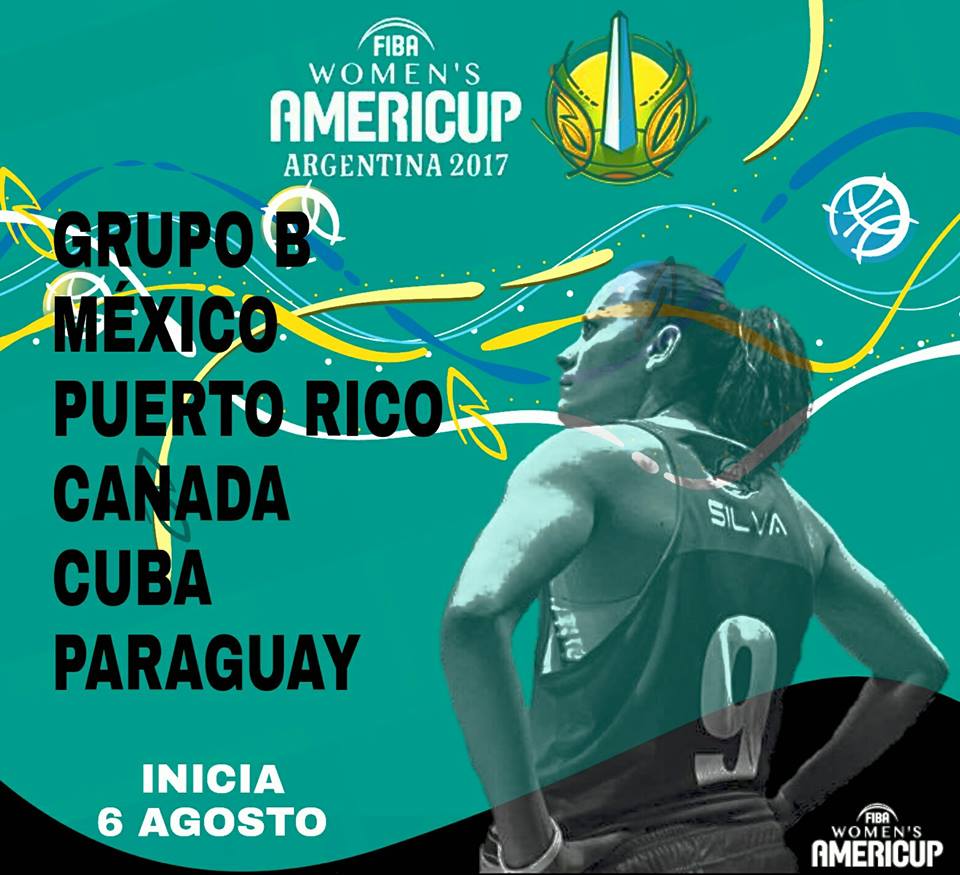 El Calendario del Americup Femenino selmexbasket