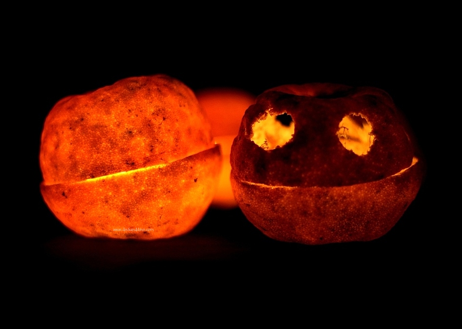 How to make your own Orange Candles Step by Step Tutorial Deck and Dine