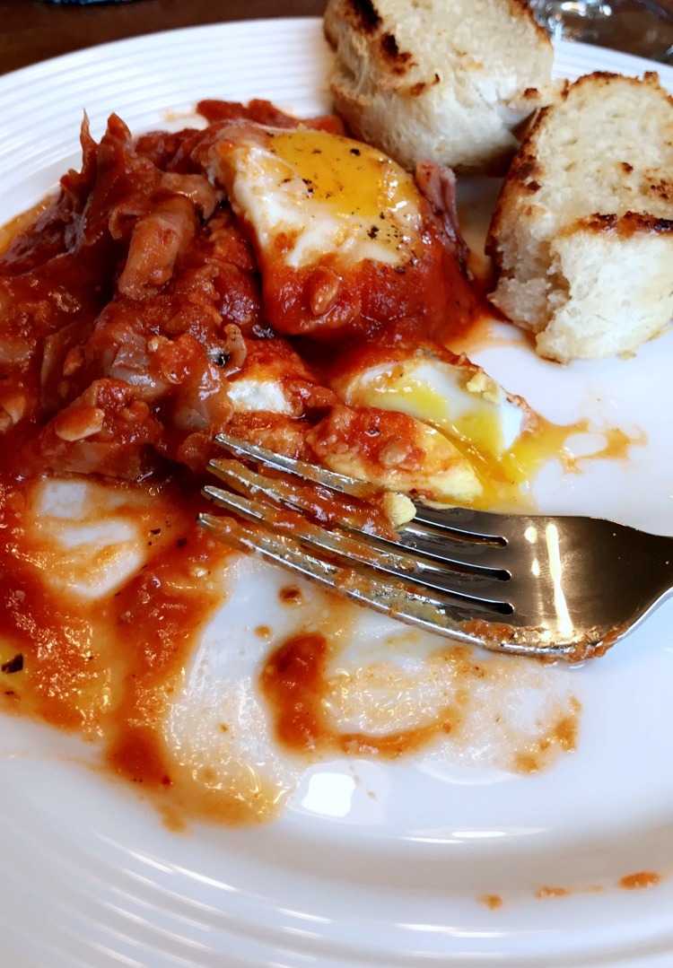 Alex Lately Spicy Tomato Skillet Eggs