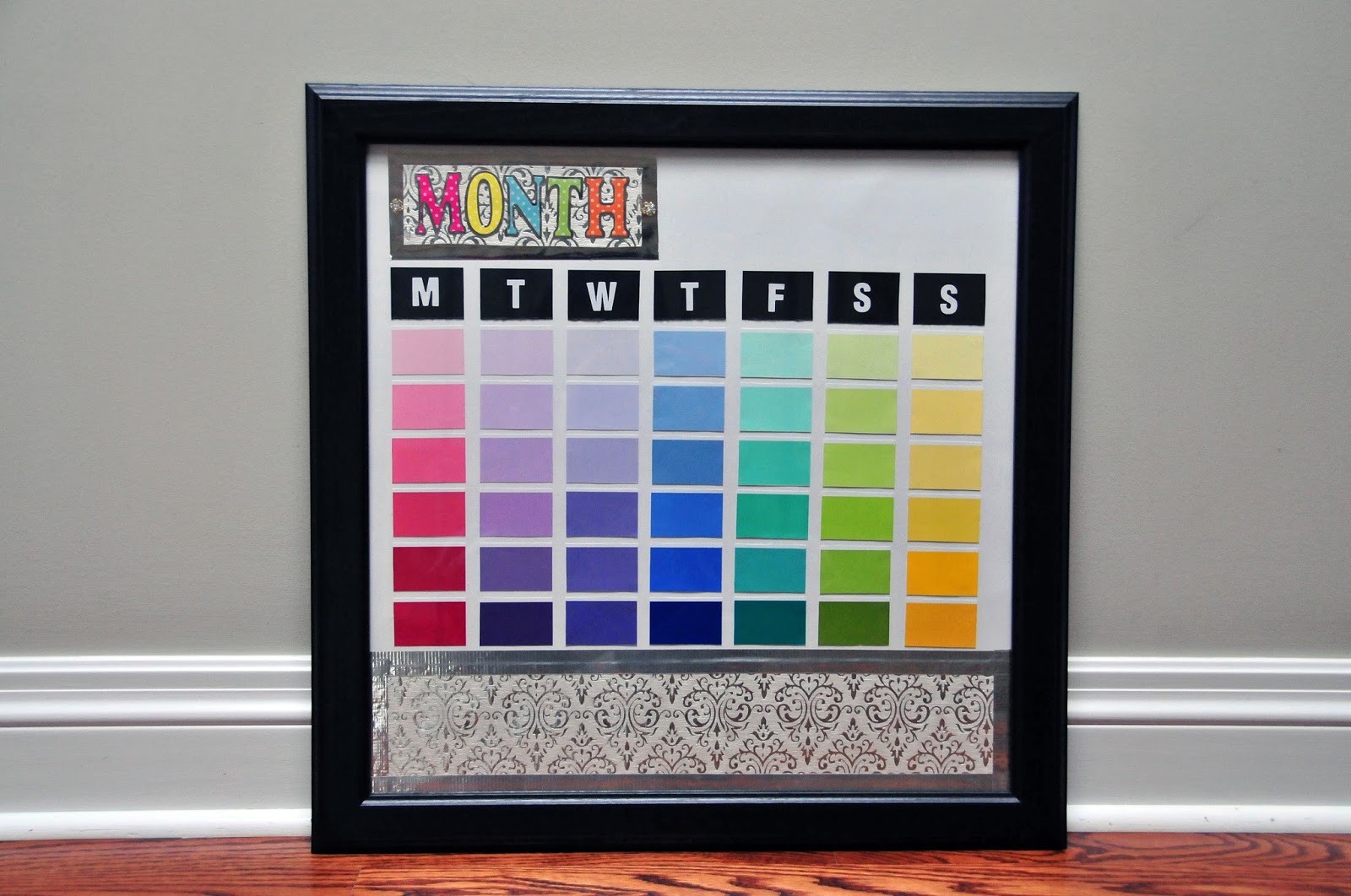 DIY Dry Erase Rainbow Paint Pretty Easy Calendar Pinterest