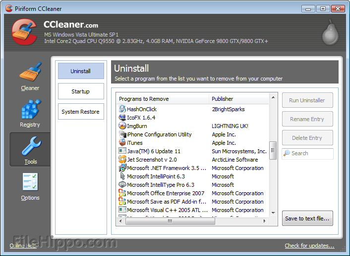 ccleaner window xp free download