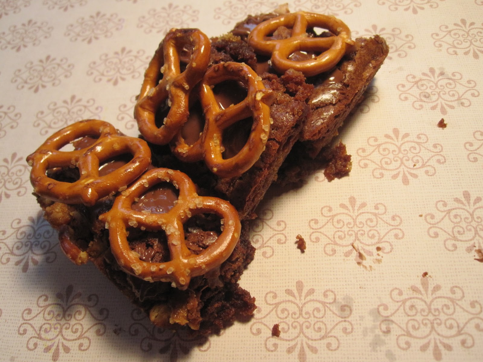 Nutella Pretzel Brownies