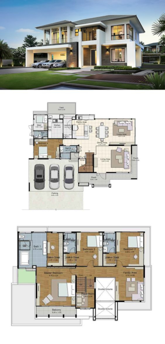 rumah minimalis plus denah