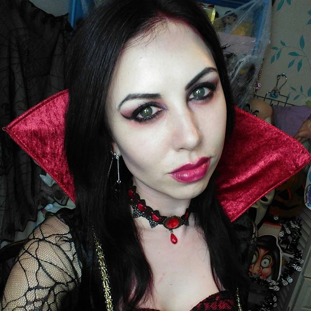 KrazyKirstyB: Sexy Evil Vampire Makeup Tutorial | Halloween Fancy Dress ...