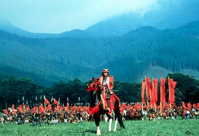 Oscar winning Japanese war epic Ran, The colorful battle scenes of Ran, Red Army General, Directed by Akira Kuroswa