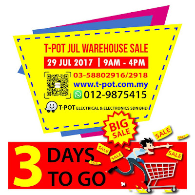 T-Pot July Warehouse Sale Discount Offer Promo