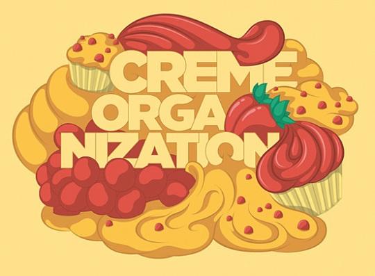 Creme Orga Nization typography