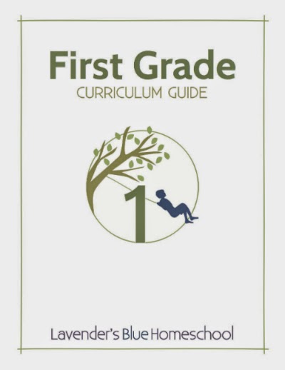 http://lavendersbluehomeschool.com/first-grade-curriculum/