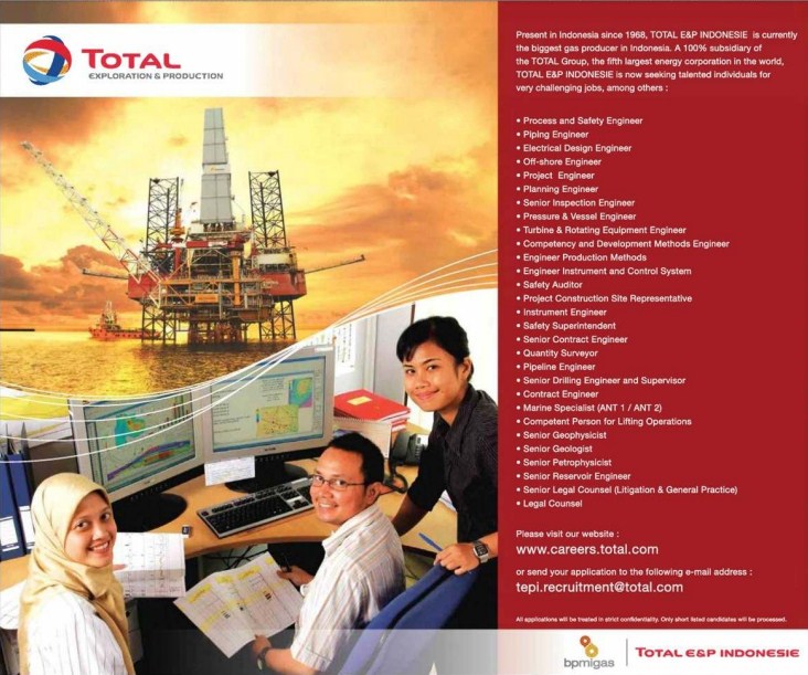 Total E&P Indonesie - Recruitment Total December 2011 