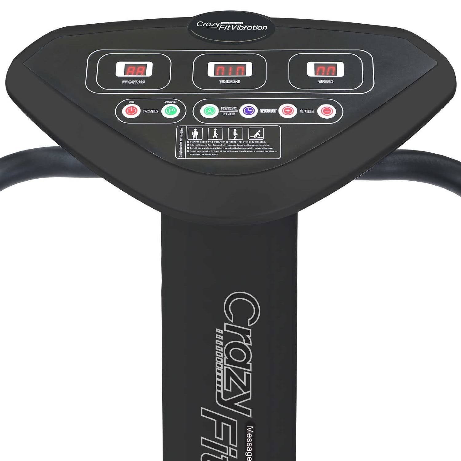 Health & Fitness Den Crazy Fit Vibration Plate Pro Whole Body Exercise