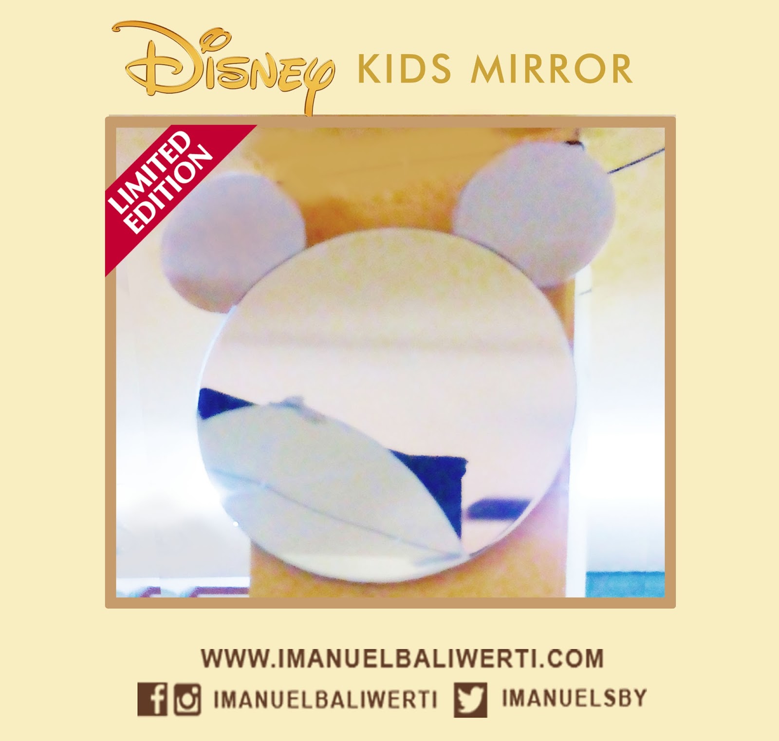 jual kaca mickey mouse disney cermin imanuel baliwerti surabaya