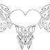 Best Free Hearts Coloring Pages For Teenagers Images