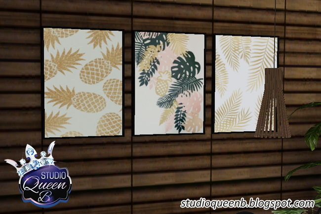 The Sims 4 - Gold Paint Frame