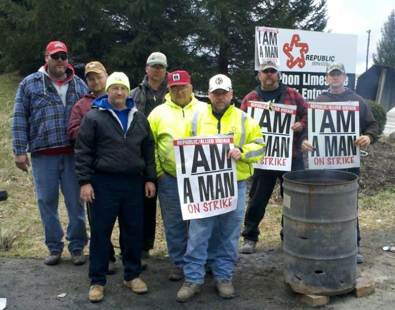 Teamster Nation Teamster strike against Bill Gates' sanitation co