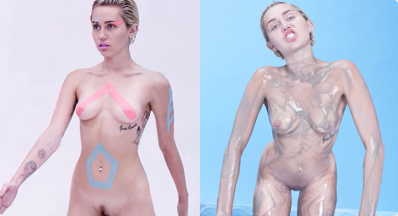 As melhores fotos nuas de Miley Cyrus