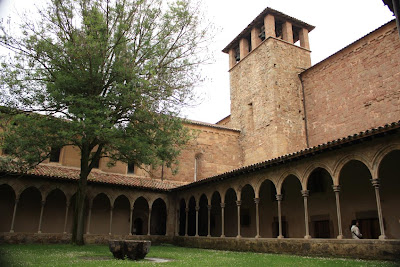 Bell tower and cloister of Sant Joan de les Abadesses monastery