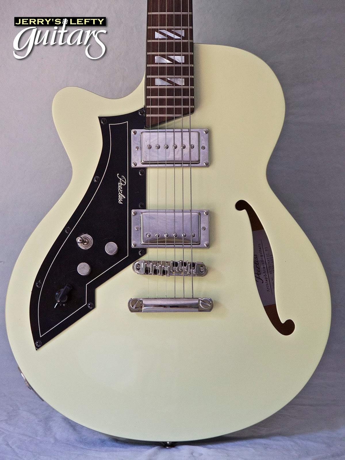 Jerry's Lefty Guitars newest guitar arrivals. Updated weekly! Peerless